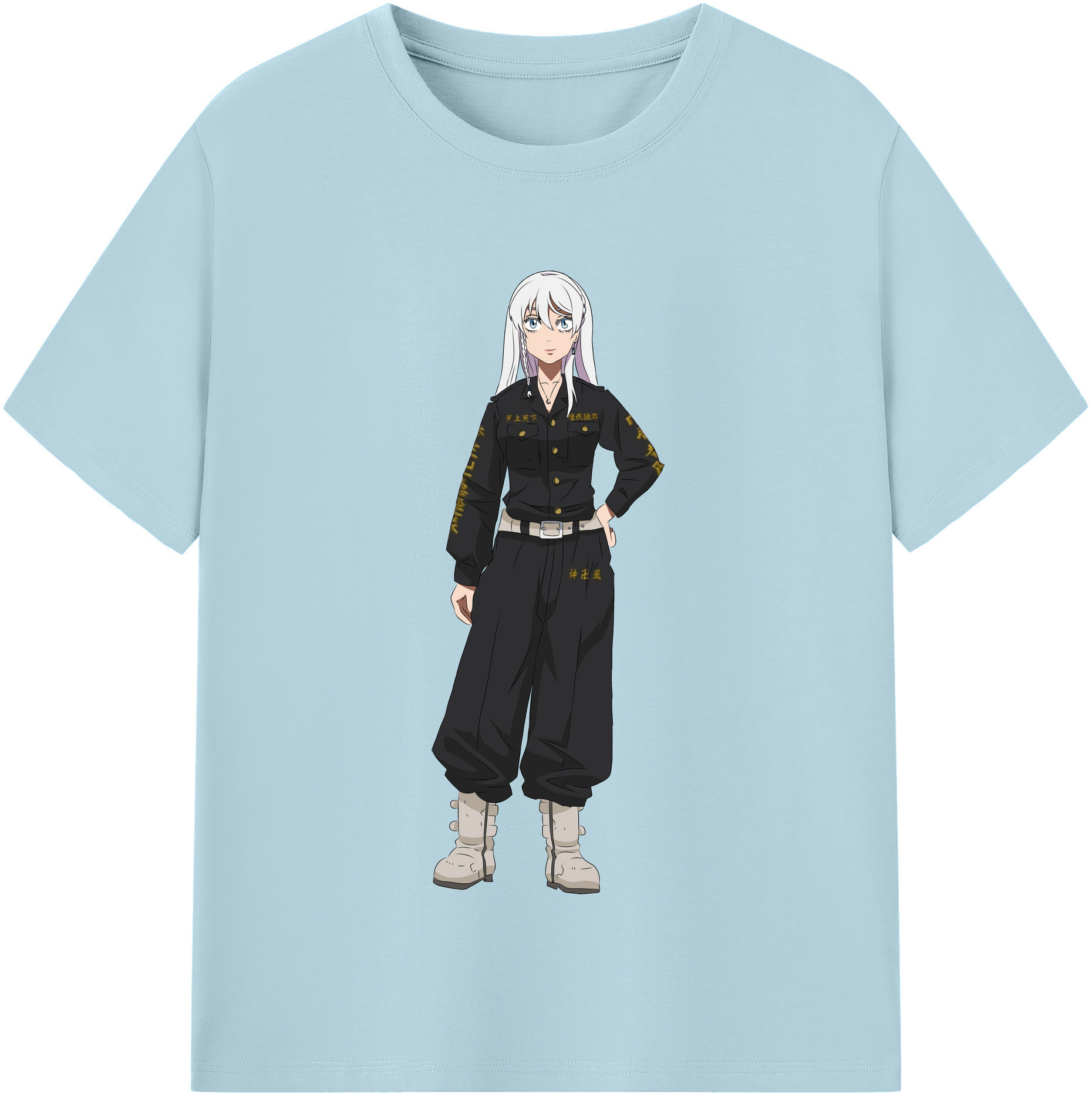 （画像用） 東京リベンジャーズ Tokyo Revengers 綿100％半袖Tシャツ（フロントプリント）